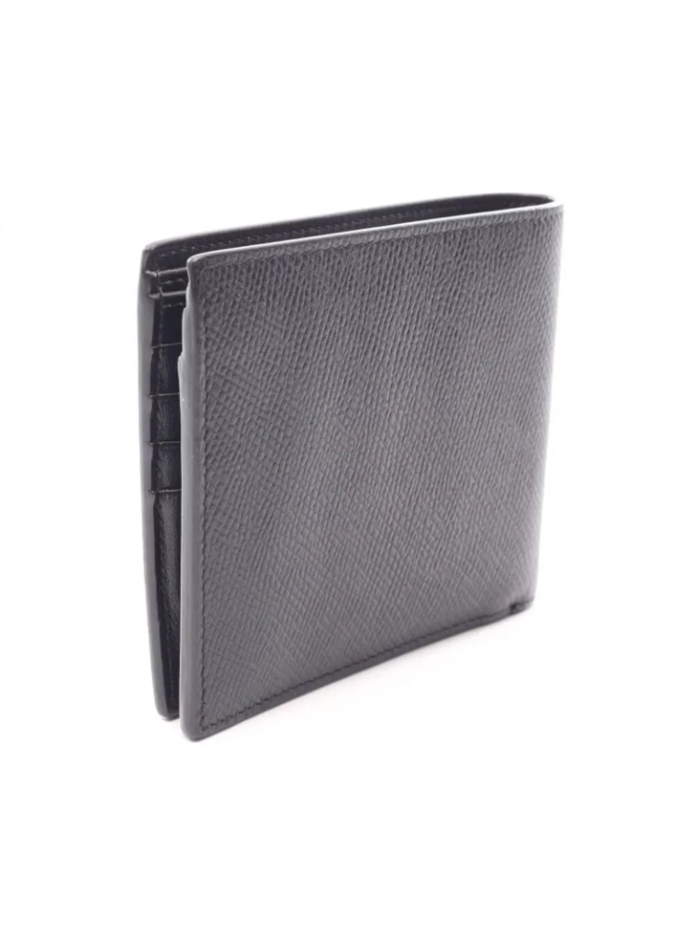 Celine Bifold Wallet Black Leather